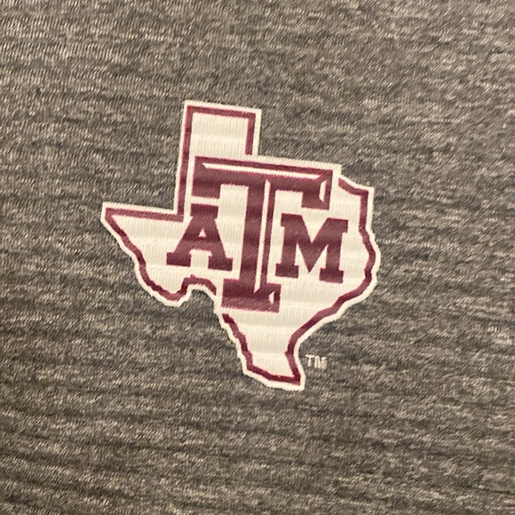 Adidas ribbed 1/4 zip Texas A&M jacket -M - Picture 3 of 10